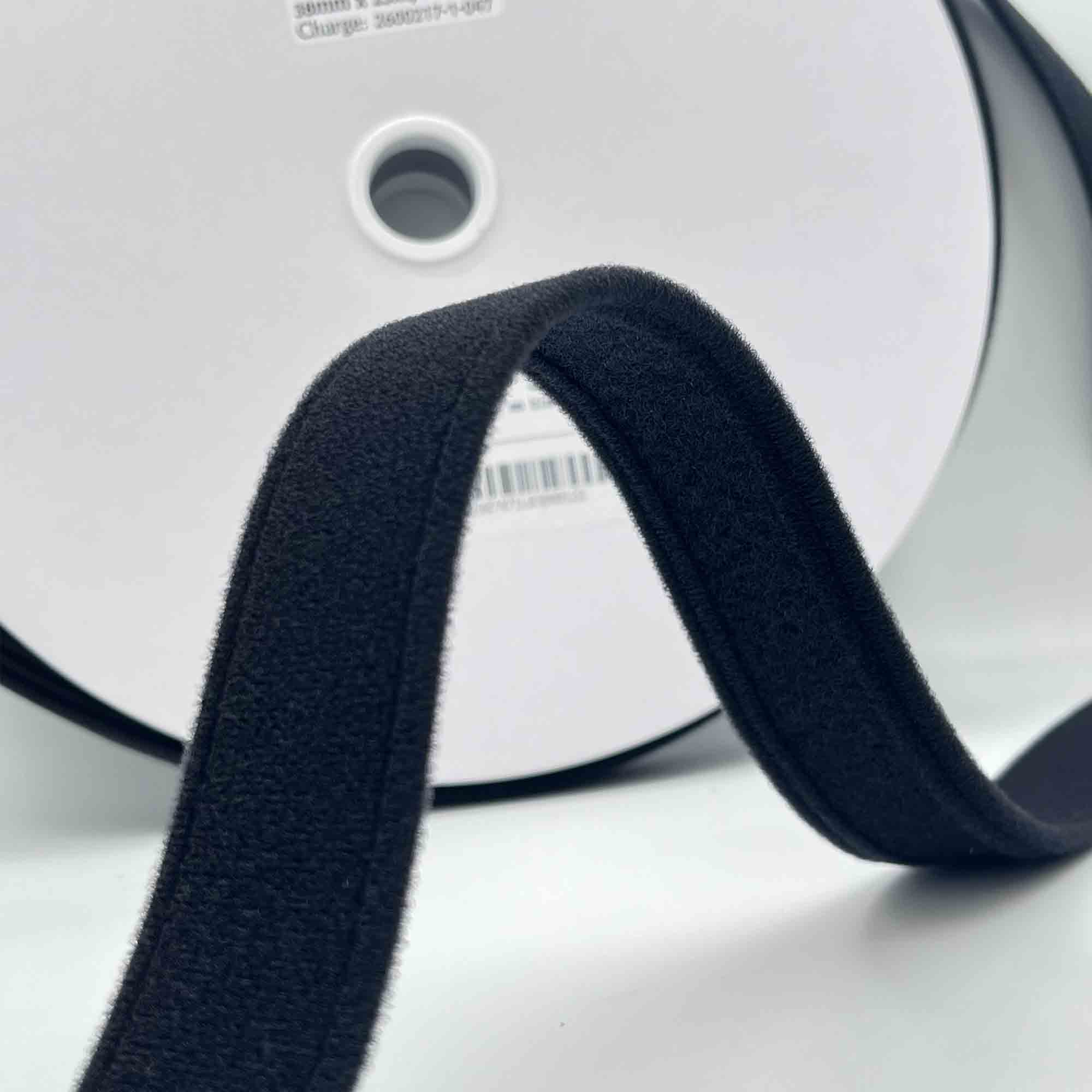 Flauschband mit Velours umsäumt für textile Befestigungen