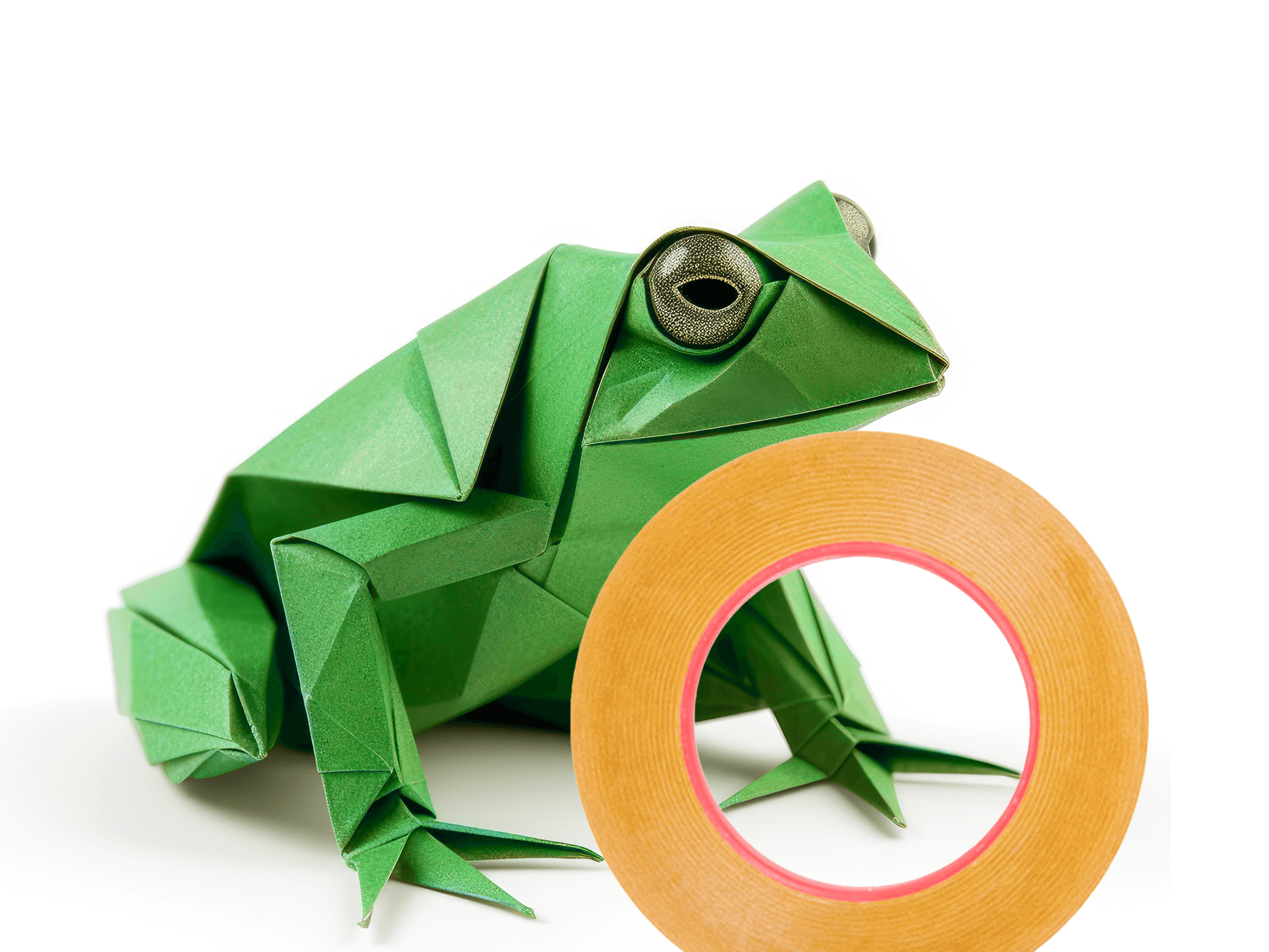 Premium-Klebeband für perfekte Froschtaschenverklebungen Premium-Klebeband für perfekte Froschtaschenverklebungen