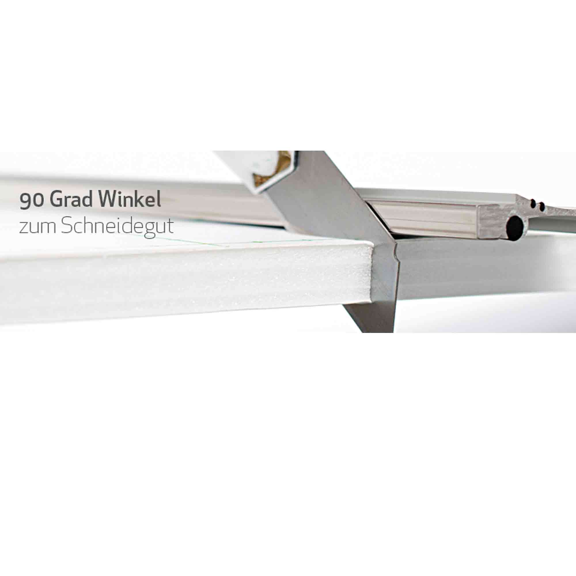 Richtiges Schneiden mit Messer und Schneidelineal Messeransatz zum Lineal immer im 90 Grad Winkel