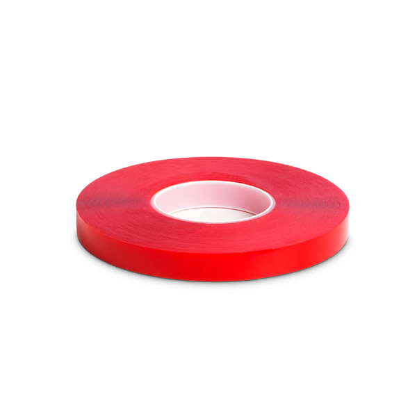 201F05A_1 Doppelseitiges transparentes Acrylatklebeband mit Folienabdeckung