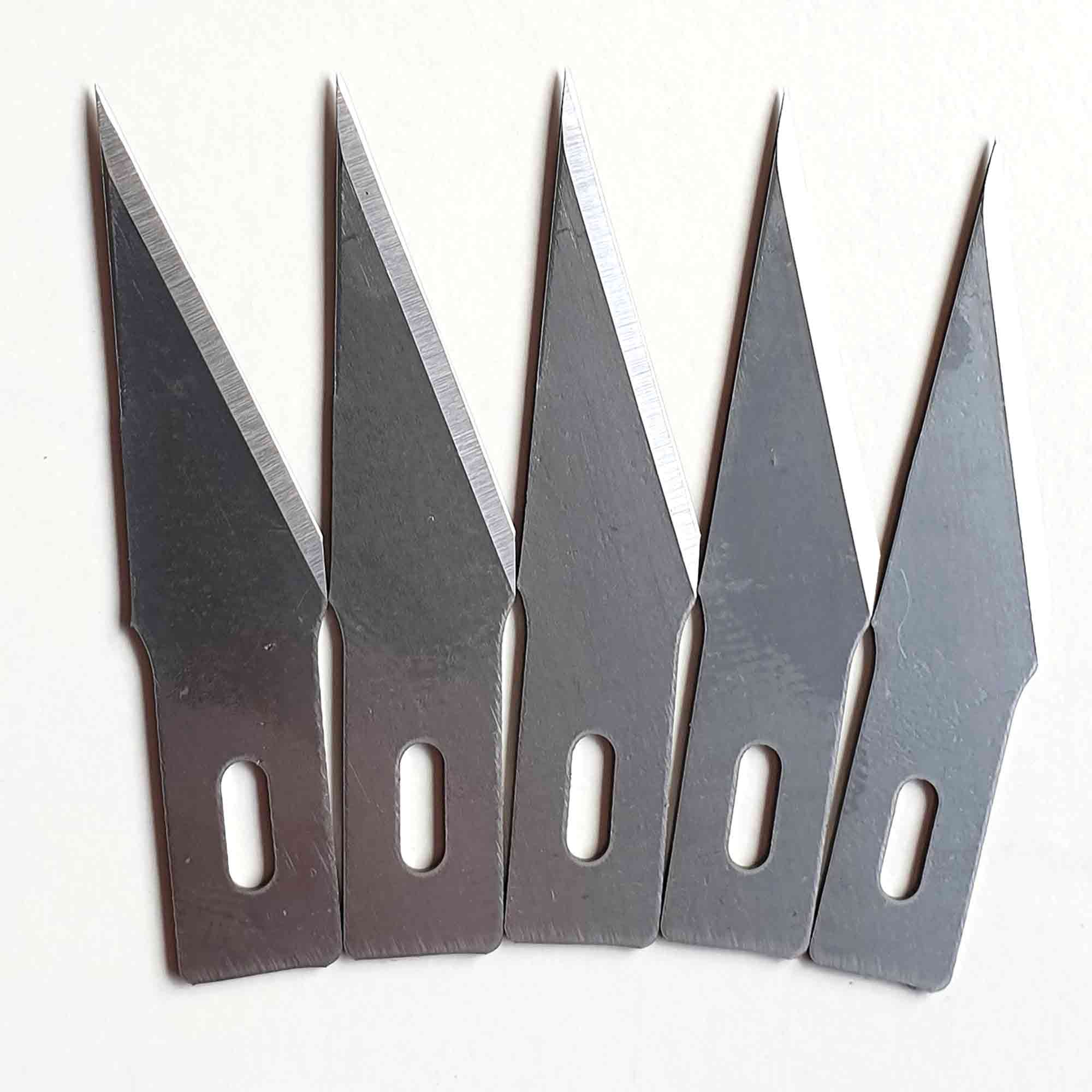 10er-Pack Ersatzklingen für präzises Arbeiten Ersatzklingen für Grafikmesser – 10 Stück in Verpackung